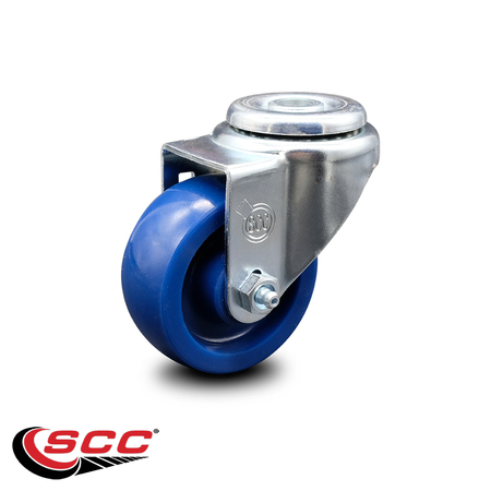 SERVICE CASTER 3 Inch Solid Polyurethane Wheel Swivel Bolt Hole Caster SCC-BH20S314-SPUS